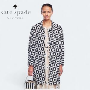 Kate Spade New York Cotton Guipure Lace Coat Womens Size 2